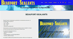 Desktop Screenshot of beaufort-sealants.com