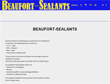 Tablet Screenshot of beaufort-sealants.com